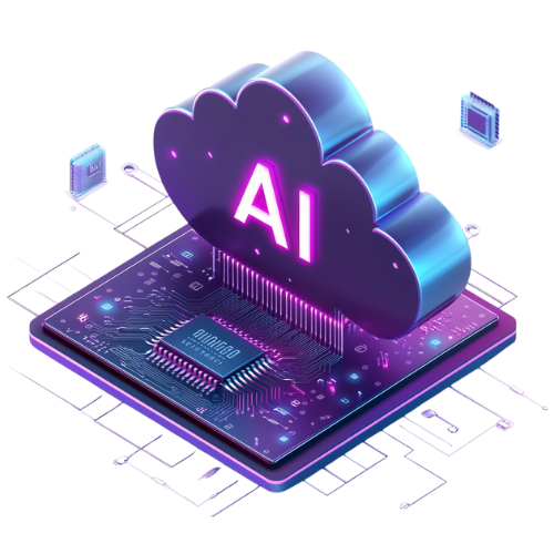 Abstract AI + transformation illustration