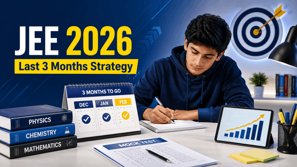 JEE 2026 Last 3 Months Preparation Strategy for Maximum Score