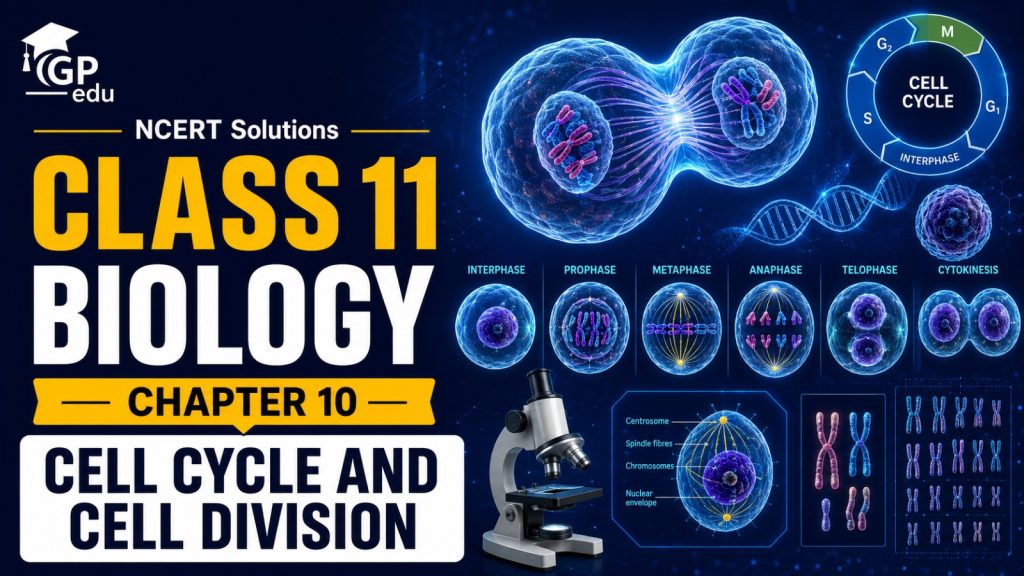 NCERT Solutions For Class 11 Biology Chapter 10-Cell Cycle Cell Division